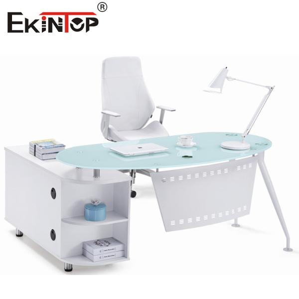 Buy cheap Student Study Tempered Office Glass Desk Thickened Hard Rounded Corners from wholesalers