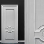 Customization Flush PVC Painting WPC Door Formaldehyde Free Waterproof