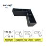 Buy cheap KR-P0261 Durable Plastic Cabinet Feet , Modern L Shaped Furniture Feet High Stability from wholesalers