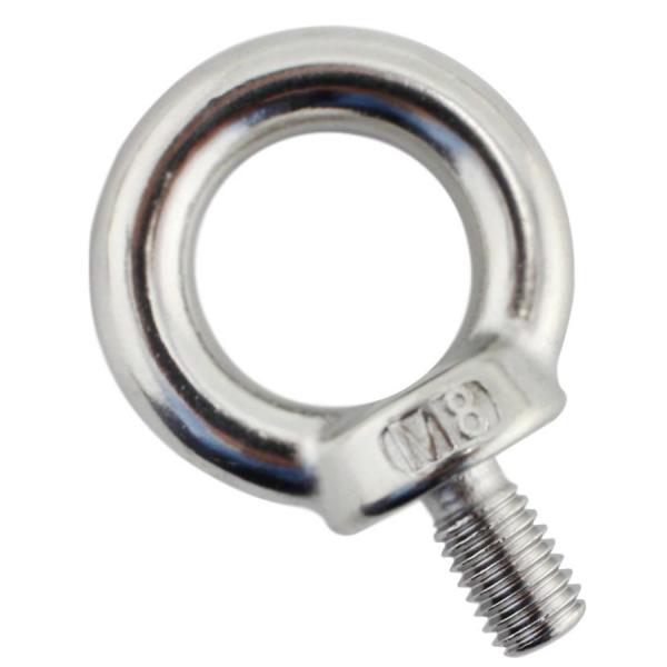 Buy cheap Polished Heavy Duty Stainless Steel Eye Bolts DIN 580 Stainless Steel Eye Hooks from wholesalers
