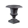 Buy cheap European Style Black Cast Iron Urn Planters Antique Imitation Style from wholesalers