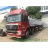 Buy cheap FOTON Petroleum Oil / Gasoline Delivery Truck , Crude Oil Tanker Truck 32000L from wholesalers
