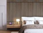21mm Thickness Engineered Wood Slat Acoustic Panel Oak Wood Finish