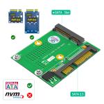 MSATA To SATA III 2.5-inch Adapter With 6Gbps Transmission Suitable For MSATA