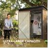 Buy cheap AJUNION Modern Design 5x3ft Metal Garden Shed Single Lockable Doors 61.2" Doors Height from wholesalers