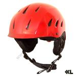 Red ABS Ski Helmet For Snow Sports Snowboard SKI-03