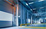 Automatic Fast Roller Shutter Doors Insulated Aluminum High Speed Spiral Doors