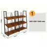 Buy cheap Eyes Catching Supermarket Vegetable And Fruit Display Shelf With Metal Basket from wholesalers