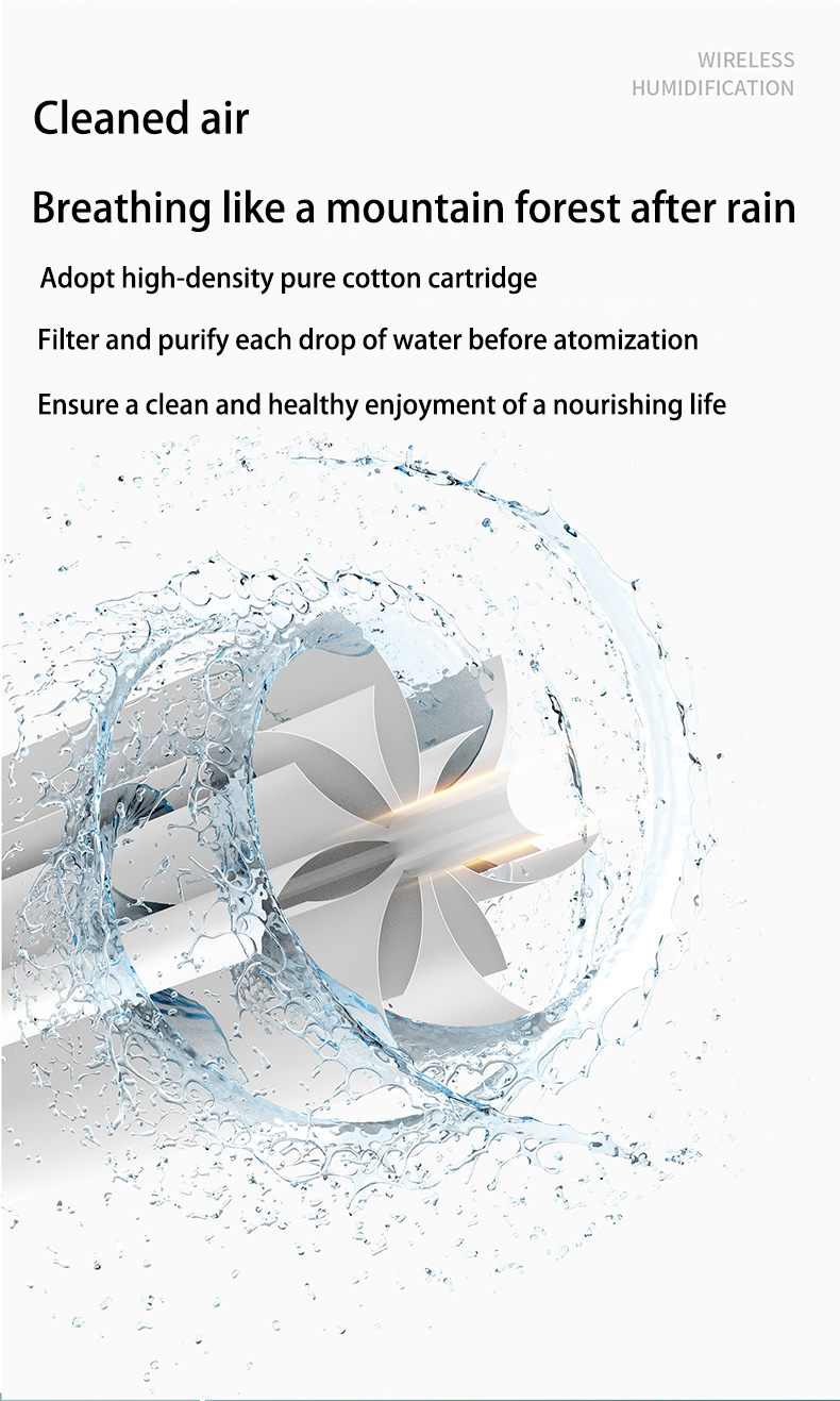 Amazon hot double spray large capacity humidifier cold mist humidifier air diffuser portable desktop wireless humidifier
