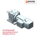 3HP Drive Gear Motor Helical Bevel Speed Reducer 0.75KW 80.55