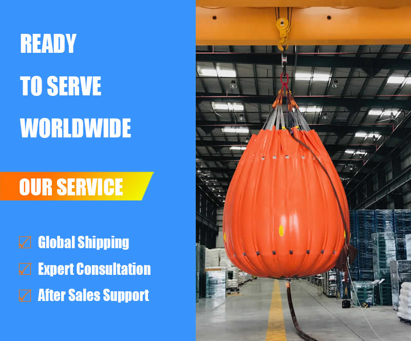 Heavy Lift Test Bags Safe For Structures No Permanent Load Flexible Placement