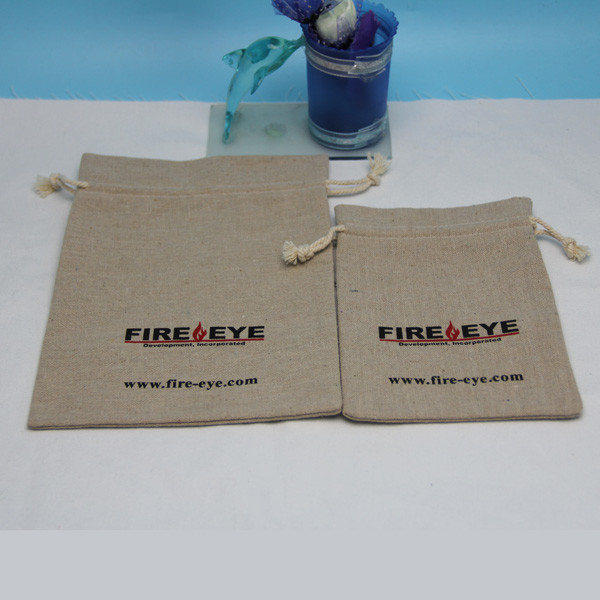 Laminated Burlap Packaging Drawstring Bag For Tea Eco Friendly Easy To Use