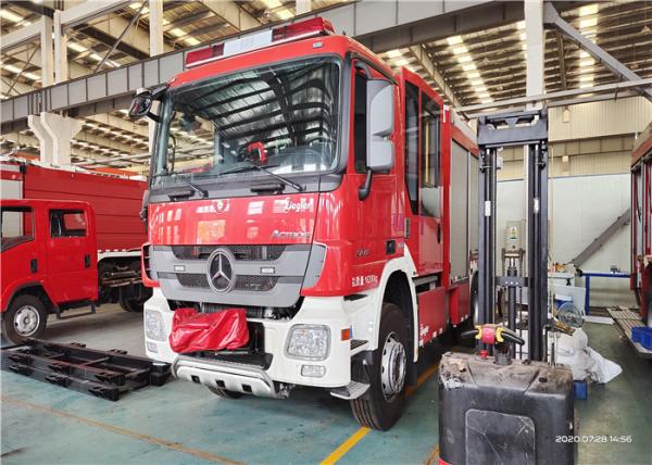 Buy cheap 12250kg Six Cylinder 2400r/Min Fire Pumper Truck, Emergency Rescue Vehicle from wholesalers