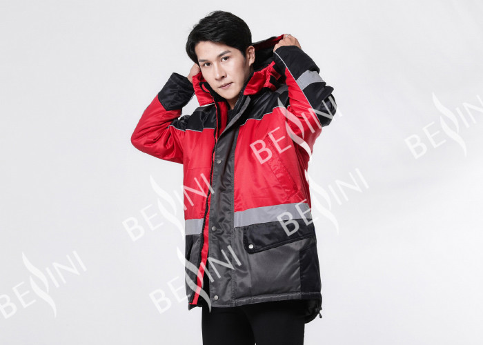 Polyester Cotton Winter Workwear Clothing Interweave Padded Jacket