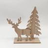 Buy cheap Customized wooden Christmas tree Old man elk Christmas decorations from wholesalers