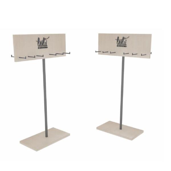 Buy cheap Customized Jewelry Display Rack Demountable Metal Jewellery Stand For Stores from wholesalers