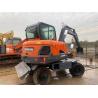 Buy cheap 6 Ton Hydraulic Used Mini Crawler Excavator Doosan DX60 Backhoe Excavator from wholesalers