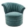 Buy cheap popular new design velvet fabric round upholstery single seat lounge chair for living room event party from wholesalers
