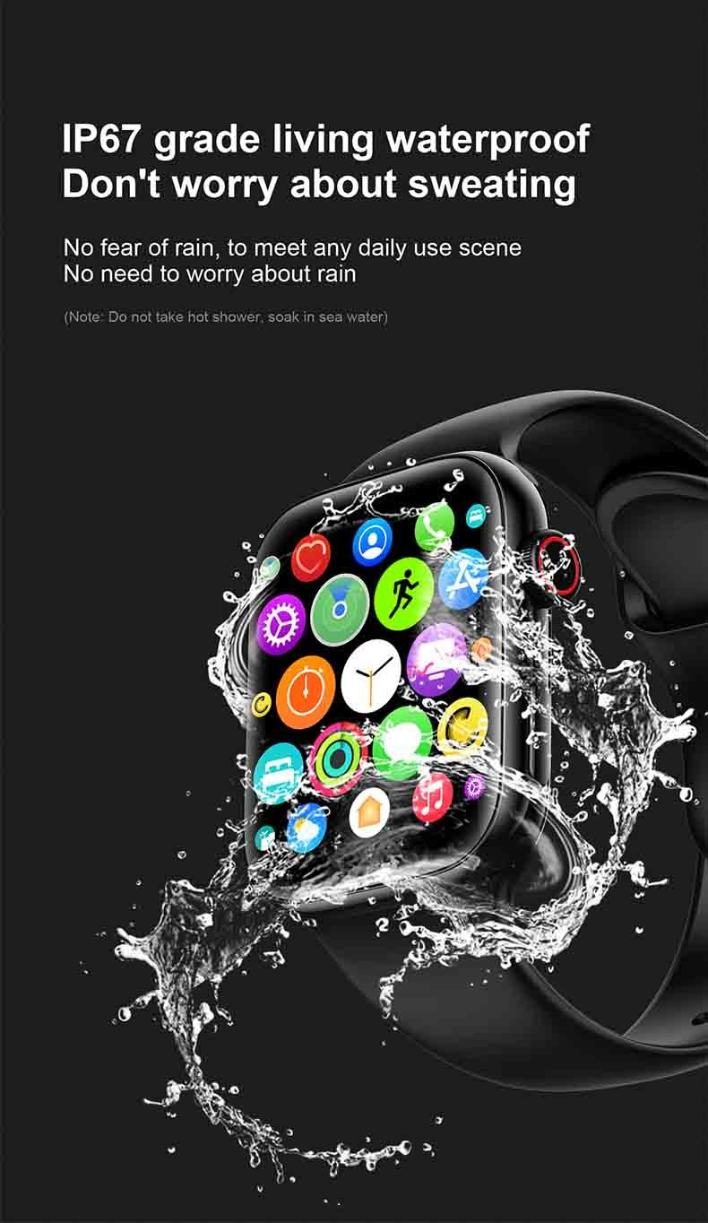 Bluetooth U8 Android Smart Watch Waterproof T900 PRO MAX BIG With HD Large Screen
