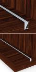Square Recessed LED Profiles , LED Strip Aluminum Channel 6063 Alloy Material
