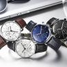 Buy cheap 3eye Mens Luminous Watches , 6hands Metal Wrist Watch waterproof from wholesalers