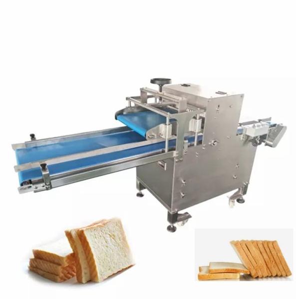 Commercial Slice Bread Making Toast Bread Cutter Machine 1.2kw 304 Stainless