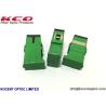 Buy cheap Auto Shut SCA Fiber Optic Network Adapter 4 Cores SC APC Green Color 1 Chanel Way from wholesalers