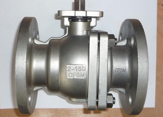 Buy cheap SS ANSI Class 150 Quarter Turn Ball Valve 2 Way ISO 5211 Flange Type from wholesalers