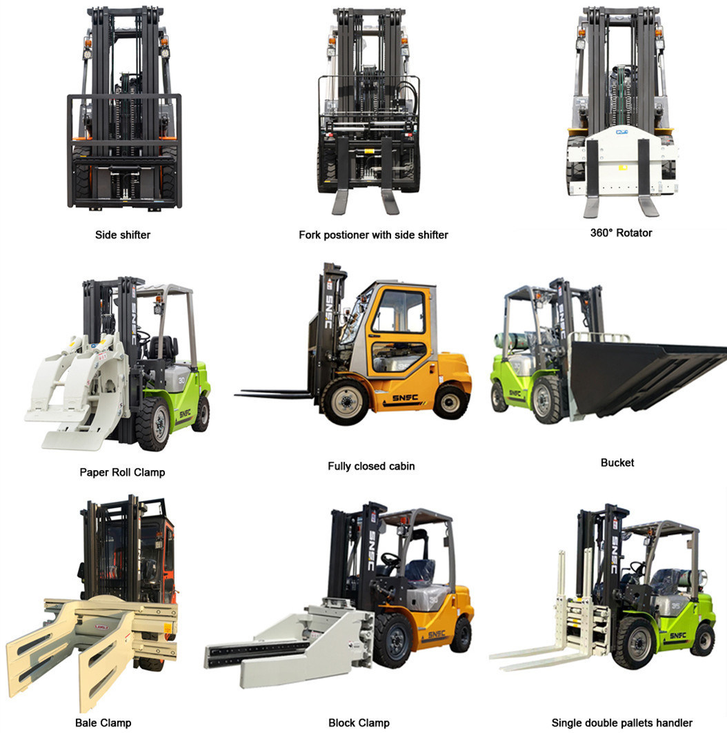 Snsc New 2.5 Ton LPG Gasoline Dual Fuel Propane Petrol Gas Forklift