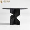 Buy cheap ODM Modern Glass Top Dining Table 1.2m Dia Tempered Glass Tables from wholesalers