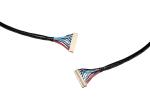 UL1571 28 AWG 30 Pins DF14-20P LVDS LCD Cable