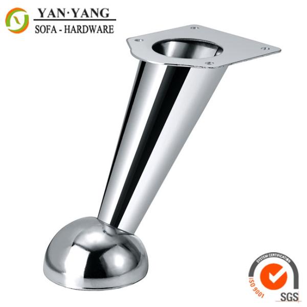 Buy cheap 120mm high slanted shape furniture legs strong support stainless steel sofa legs SL-074 from wholesalers