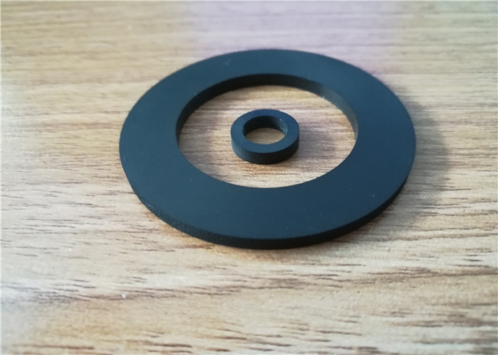 Black Custom Rubber Gaskets / Tiny Rubber Washers Chemical Resistance