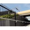Buy cheap Customized Black Zinc Steel Metal Garrison Fence Panels Maintenance Free from wholesalers