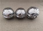 Shinny Silver Easy Packing Acrylic Jars For Cosmetics Ball Round Shape 30 / 50G