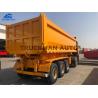Buy cheap Hyva Lifting Tippe Semi Bottom Dump Trailers For Construction Material Transit from wholesalers