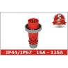 Buy cheap Single Phase Inverter Industrial Power Plug Sockets 380V 415V 3P+E 3P+N+E from wholesalers