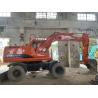 Buy cheap 2012 Year Used Wheeled Mini Excavator Doosan DH150W-7 Good Condition from wholesalers