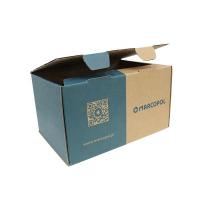 Buy cheap Custom logo color printing corrugated box packaging performance is stable and product