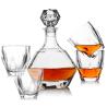 Buy cheap LFGB Certified Crystal Glass Set Whiskey Decanter Set High Quality Glass Stopper from wholesalers