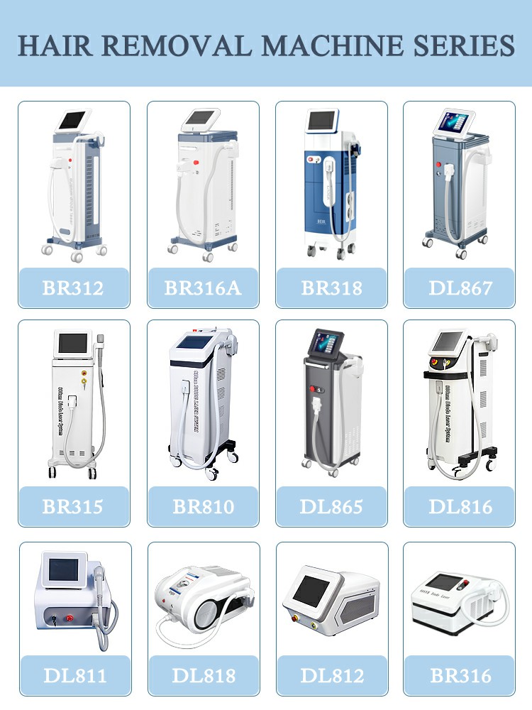 Portable 808nm Diode Laser Hair Removal Machine For Home hair removing laser machine lady hair removal machine