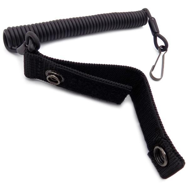 Buy cheap Tactical Adjustable Black Tactical pistol lanyard sling for Outdoor hunting from wholesalers