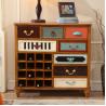 Buy cheap MDF Board 108cm Height European Retro Drinks Storage Living Room Cabinet from wholesalers