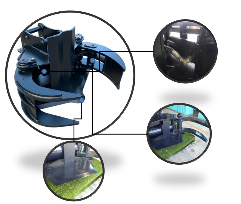 ODM Excavator Hydraulic Shear 20mm Steel Yakai CTHB Excavator Tree Cutter