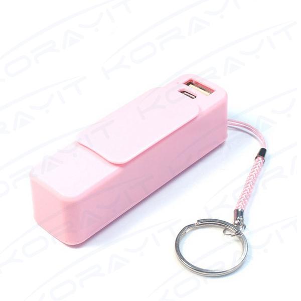 Buy cheap Slide Perfume Plastic Portable Power Bank 2200mAh,With Hand Ring, Promotiona Gift from wholesalers