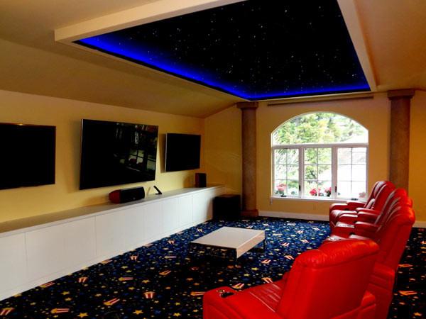 Buy cheap PMMA Star Ceiling Panels Absorbent Fibreglass RGB For Cinema from wholesalers