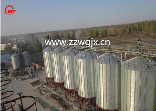 Buy cheap 25D Roof Height Grain Storage Bins , Food Products / Starch Bulk Grain Bins from wholesalers