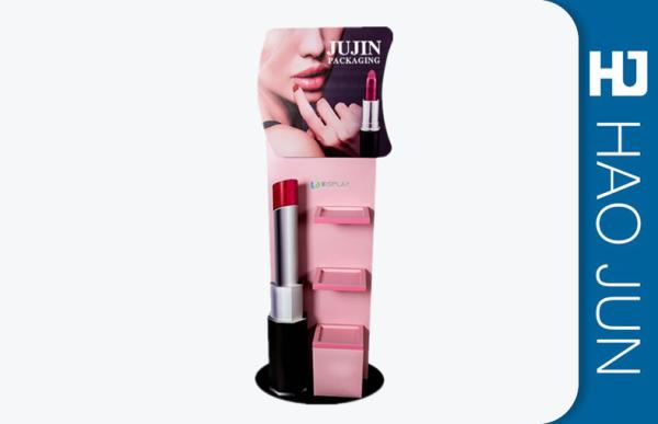 Buy cheap Corrugated Cardboard Promotional Stands Rack For Advertising Cosmetics from wholesalers