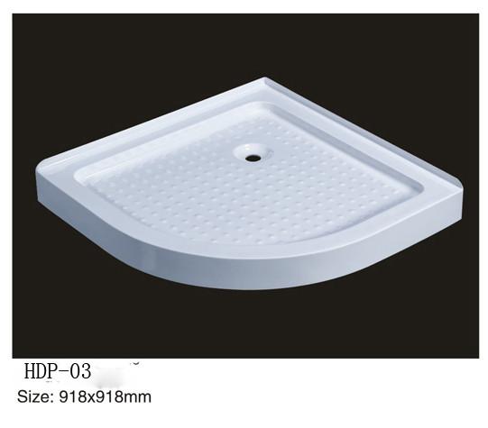 Buy cheap Acrylic shower tray, shower basin,acrylic shower base HDP-03 from wholesalers