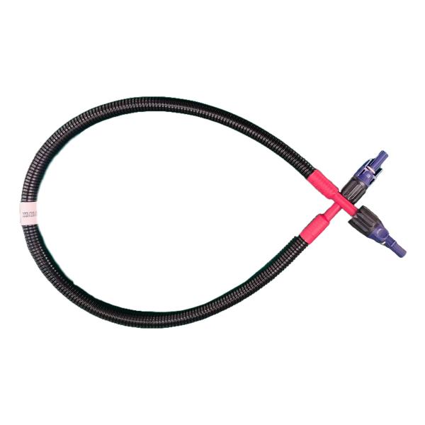 Buy cheap DC power line EV10mm² red 750mm PA bellow flame retardant automotive wiring harness from wholesalers